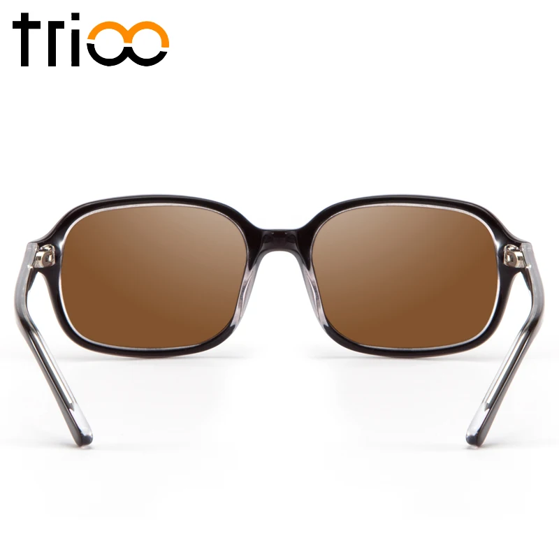 TRIOO элегантные коричневые очки для близорукости женские вождения UV400 глаз