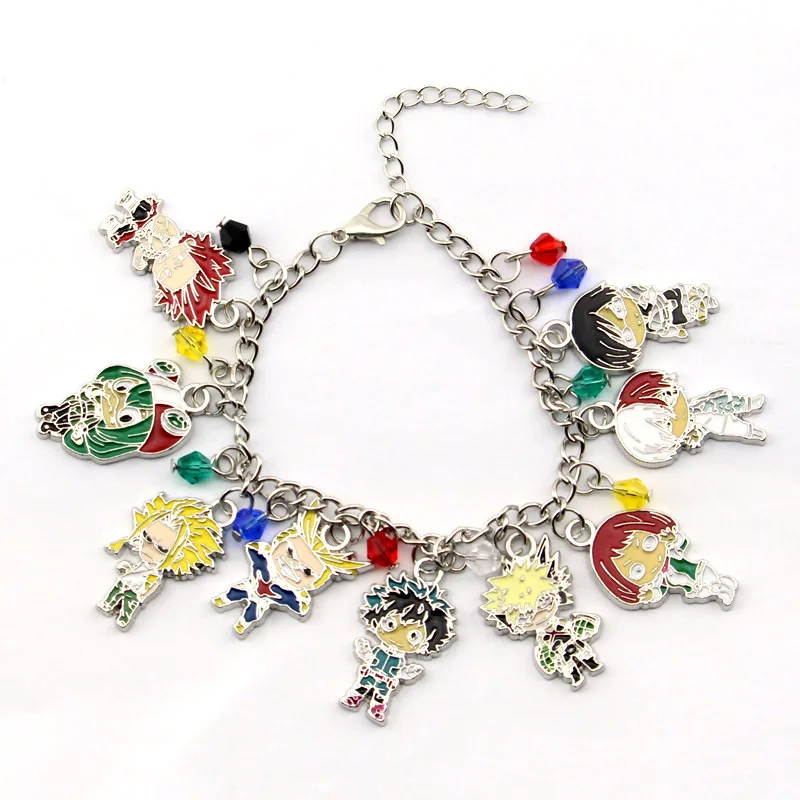 Аниме Мой герой Академии наручная цепочка все могли бы Asui Tsuyu Kirishima Eijiro Todoroki Shoto Bakugou Katsuki мидория изуку мультфильм