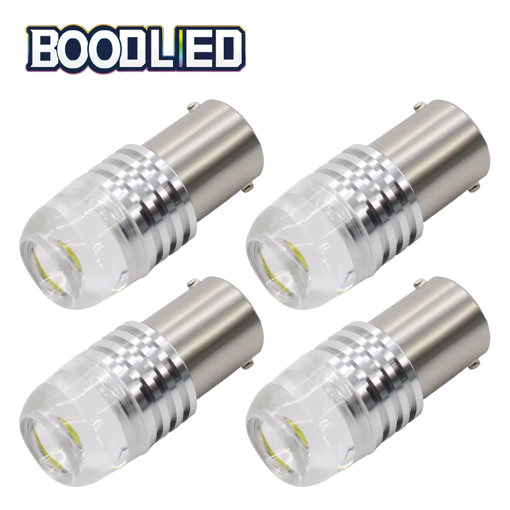 1156 лампочка BA15S P21W LED S25 светодиодные лампы белый стробоскоп вспышка объектив