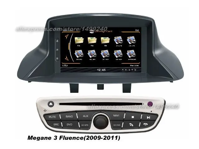 Мультимедийная система Liandlee для Renault Scenic III 2010 ~ 2013 фото радио тв DVD BT iPod 3G wi fi HD