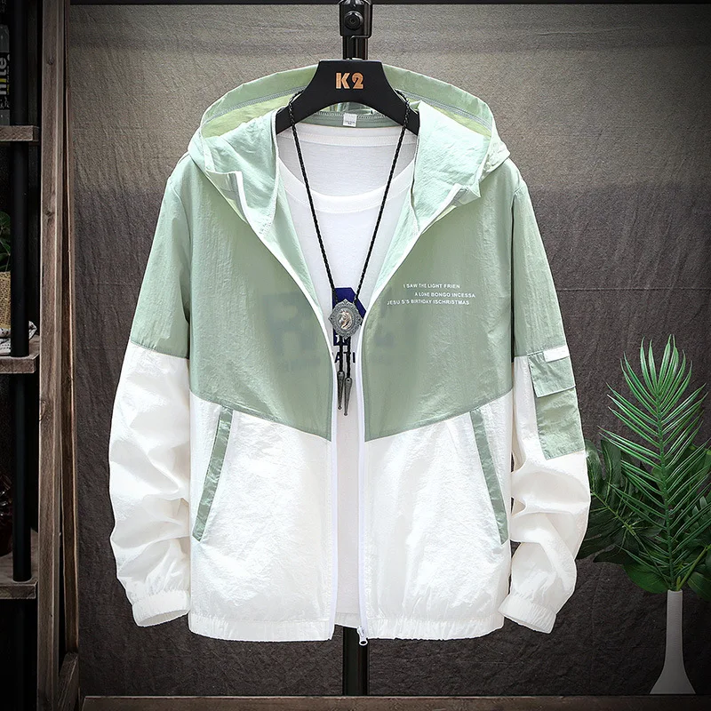 Zogaa 2019 Весна Лето Новая Лоскутная цветная Студенческая тонкая куртка Спортивная