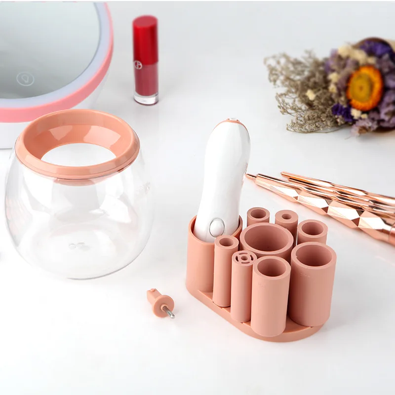 Electric Makeup Brushes Washing Machine Cleaner Dryer Set Automatic Rotation Make up Brush cleaning tools makeup cleaner | Красота и