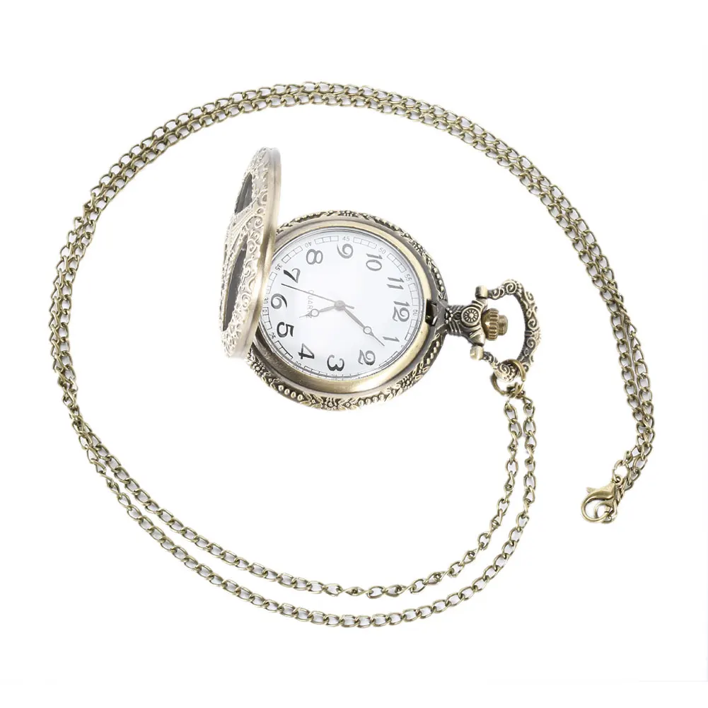 Часы с подвеской и цепочкой винтажные карманные часы в виде Эйфелевой башни |