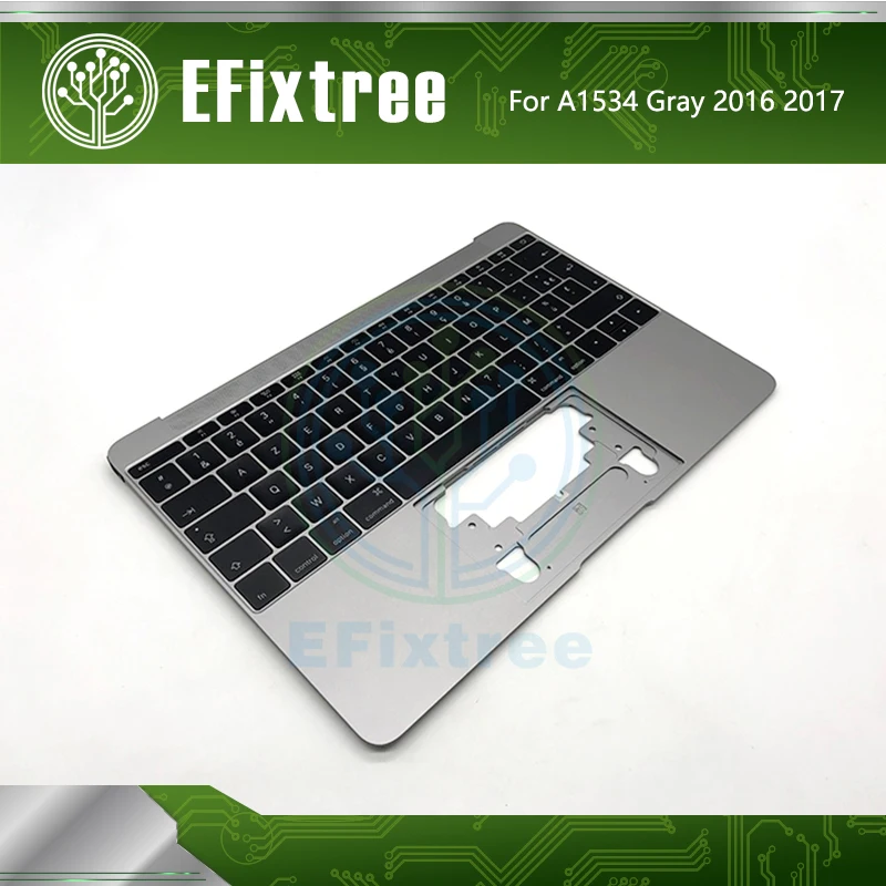 Серый корпус Topcase C для Macbook Retina 12 дюймов A1534 верхний с клавиатурой французский