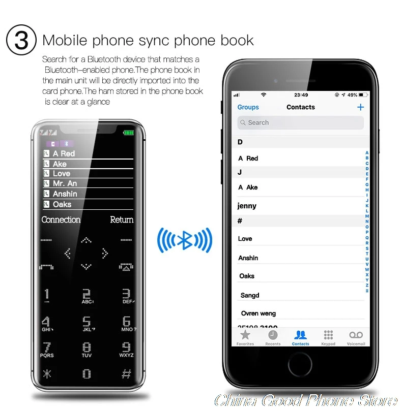 Ультратонкий металлический корпус маленький мобильный телефон Bluetooth Dialer две sim-карты подарок для детей чехол+ защита экрана