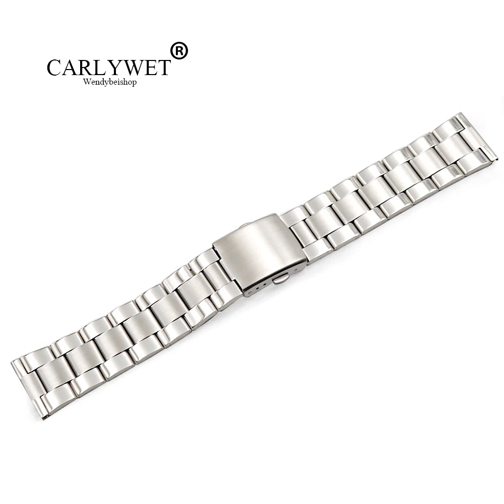 Наручные часы CARLYWET из нержавеющей стали браслет для часов 22 мм |