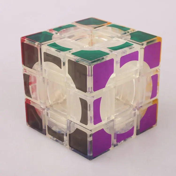 LanLan Hollow Cube 3x3x3 Magic Cube Puzzle Toys Strange Shape Twisted Puzzle Educational Toys For Children images - 6