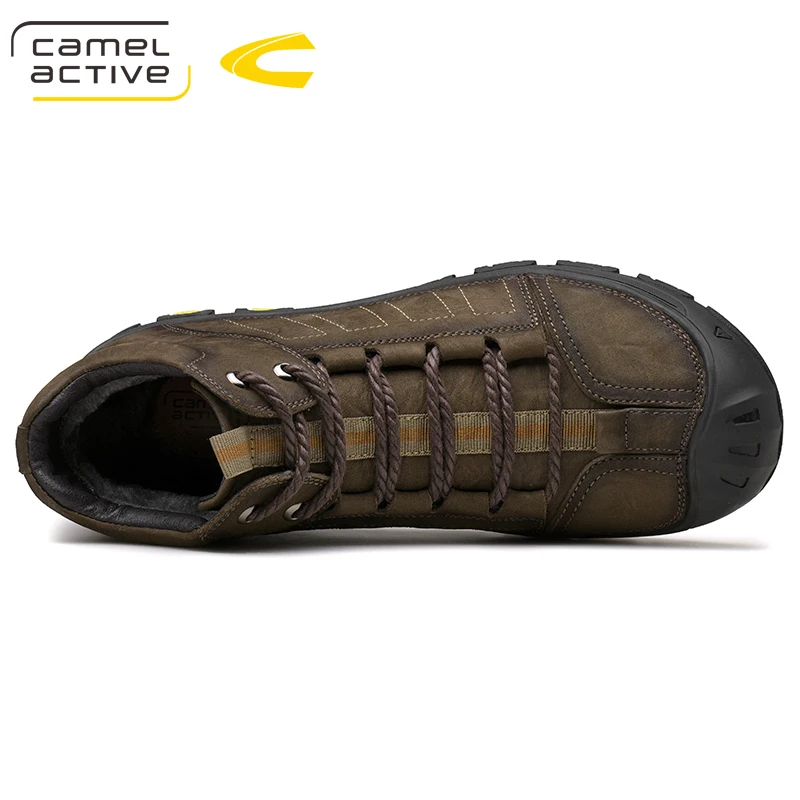 Мужские походные ботинки Camel Active натуральная кожа дышащие для активного отдыха