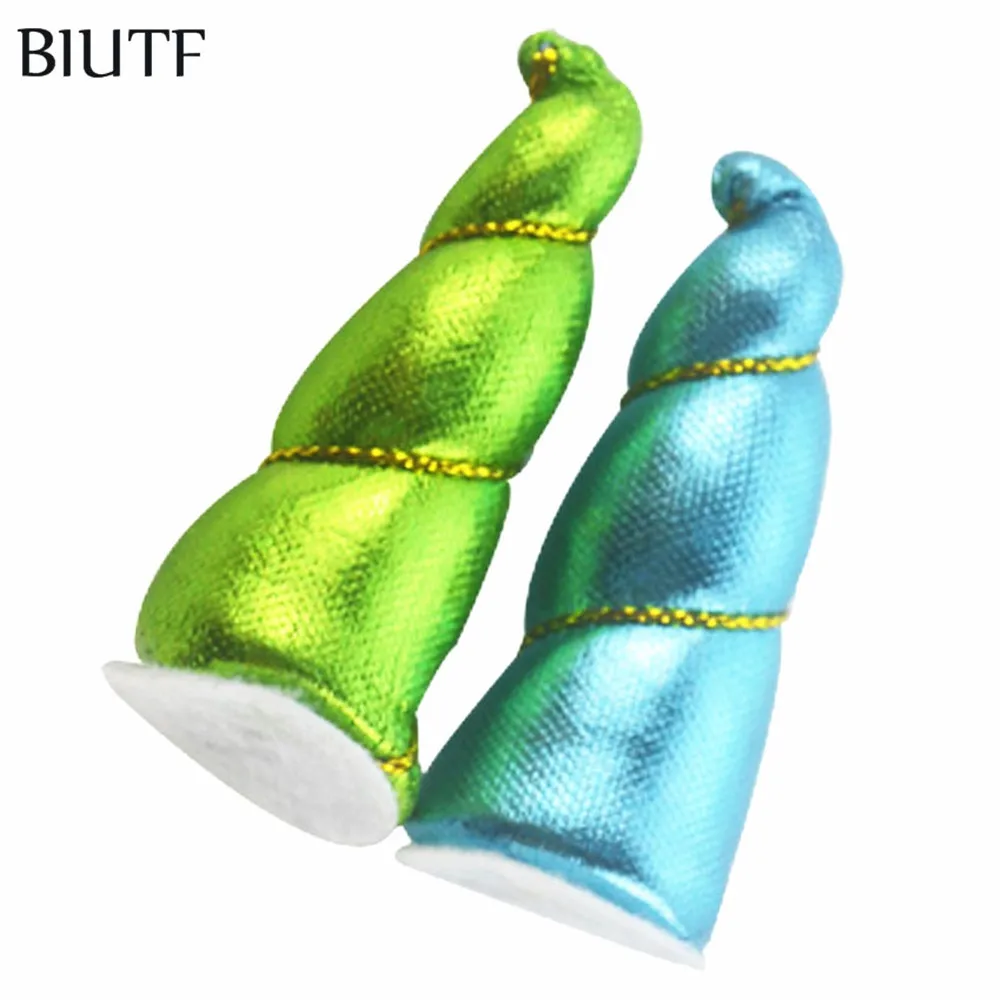 20 шт./лот 2 дюйма популярный Войлок мягкий хлопковое мини Рог единорога для