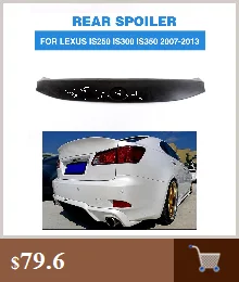 Для Lexus IS F седан IS200t IS250 IS300 IS350 2013- стайлинга автомобилей задний багажник спойлер крыло багажника для губ углеродного волокна/FRP