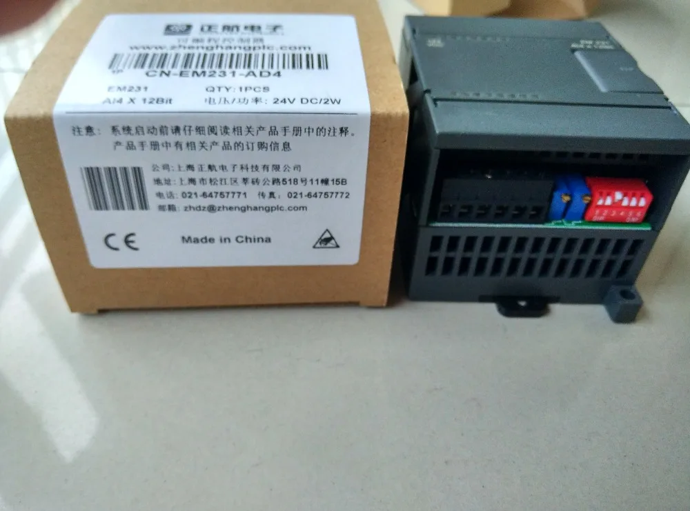 Фонарь совместимый с фонариками фонарей 6ES7231 0HC22 0XA0 6ES7 231 PLC Module 4 AI|module| |