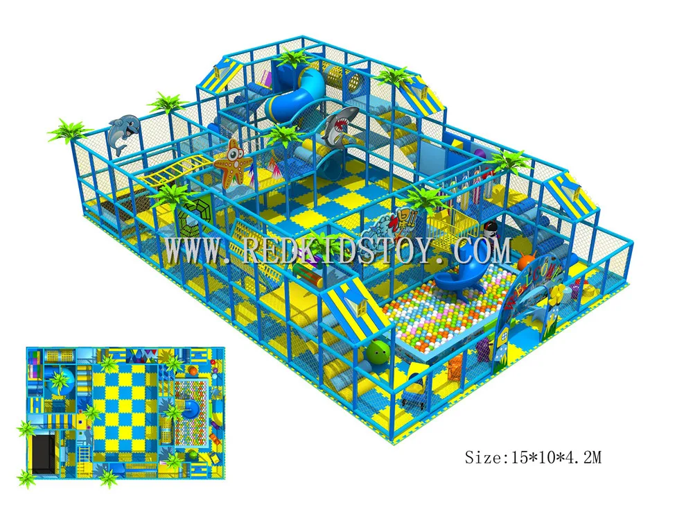 Экспортируется в Турцию утвержденная CE крытая игровая площадка 150724c дизайн