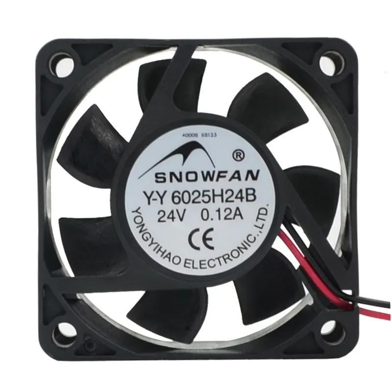 NIDEC YY6025H24B 6 см 60x60x25 мм 24 В 0.12A|Кулеры и системы охлаждения компьютера| |