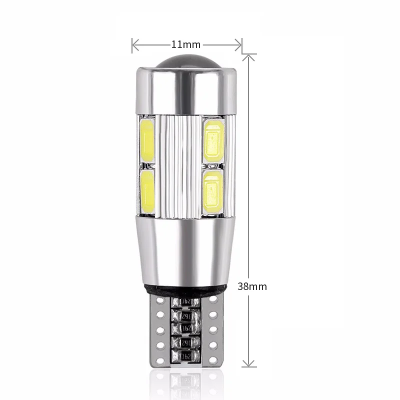 T10 W5W 2X 5W 5630 10 SMD светодиодный чип 194 белый 6000k bule 8000k deep 10000k