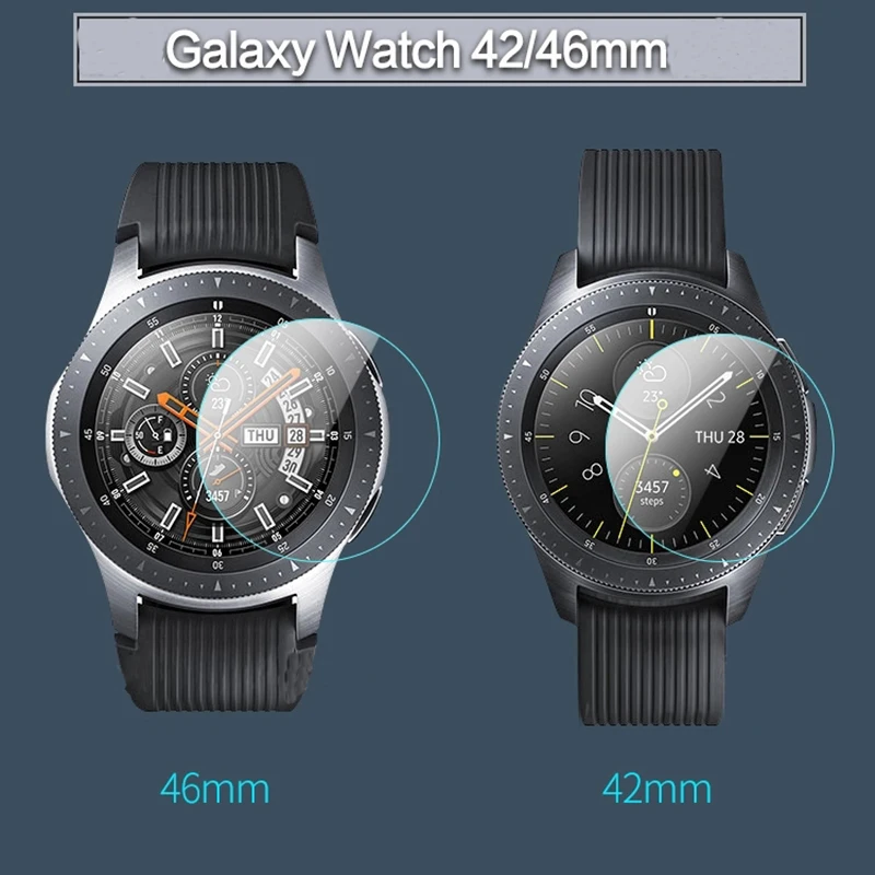2.5D полное покрытие из закаленного стекла для Samsung Galaxy Watch Gear S2 S3 S4 42 мм 46 супер