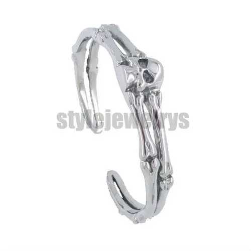 Женский и мужской Браслет-манжета классический Байкерский браслет из