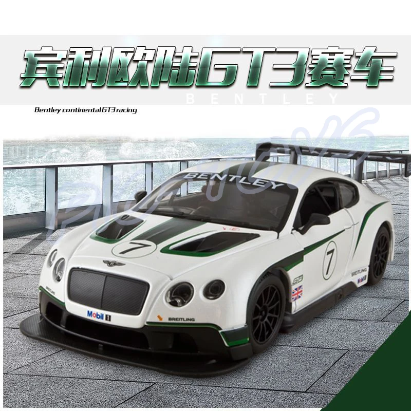 New Arrival Gift GT3 1/24 Model Metal Race Vehicle Scale Simulation Toys Alloy Collectables Metallic Decoration Men Present |
