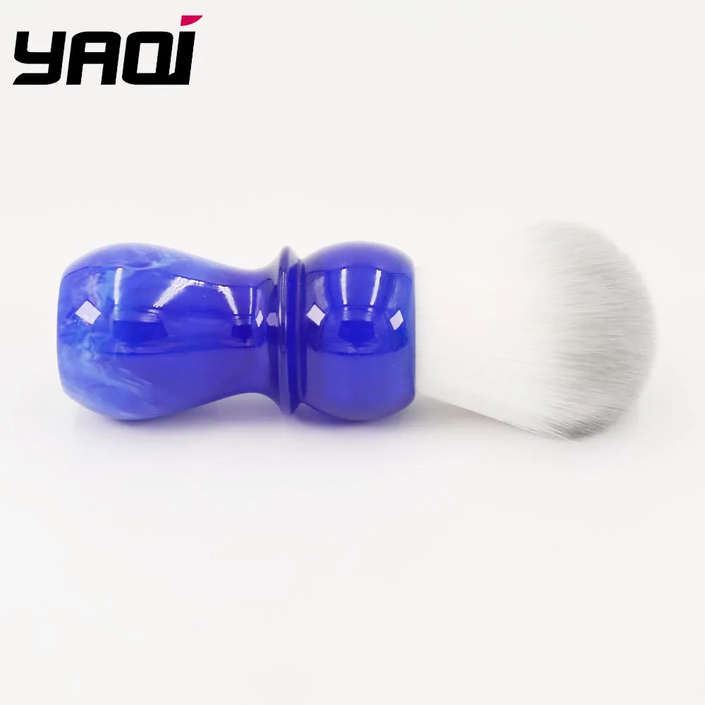 Щетка для бритья с ультратонкой Голубой Ручкой 24 мм|shaving brush|synthetic hair shaving brushhair brush |