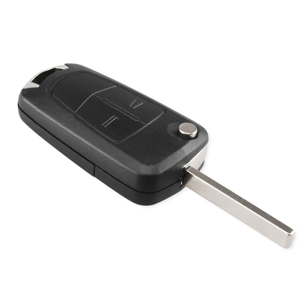 KEYYOU 2 кнопки флип складной чехол для ключей FOB Vauxhall Opel Corsa Astra Vectra Signum Автомобильный