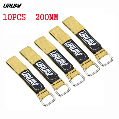 10pcs 200mm 5 шт./10 шт. URUAV KEV LAR 20x200 мм/22x300 мм Lipo батарея завязывается ремень для радиоуправляемого дрона FPV Racing Accs - Цвет: 10pcs 200mm
