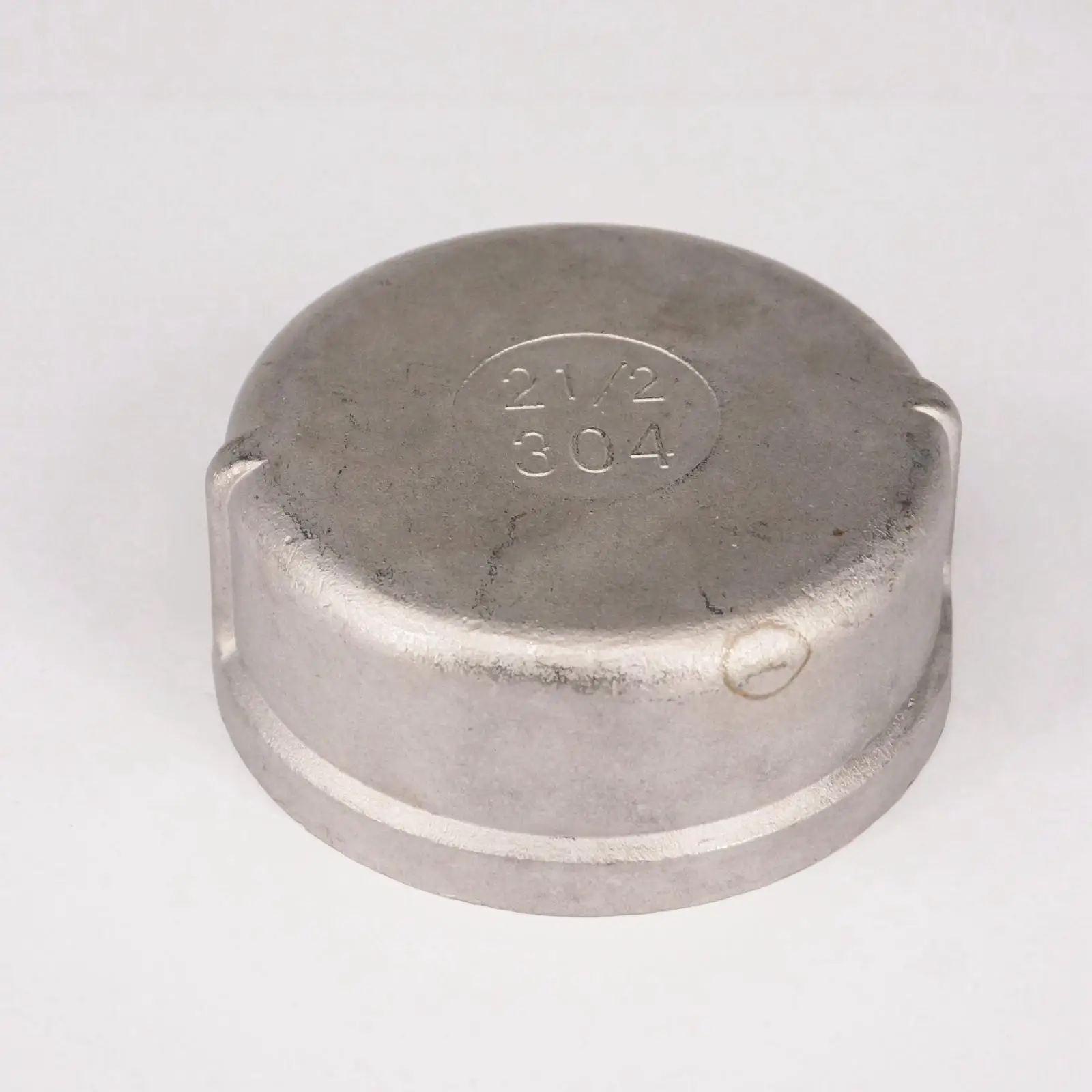 2.1/2 &quotBSP Женский Нитки 304 нержавеющая сталь трубы фитинг потайной Plug круглая