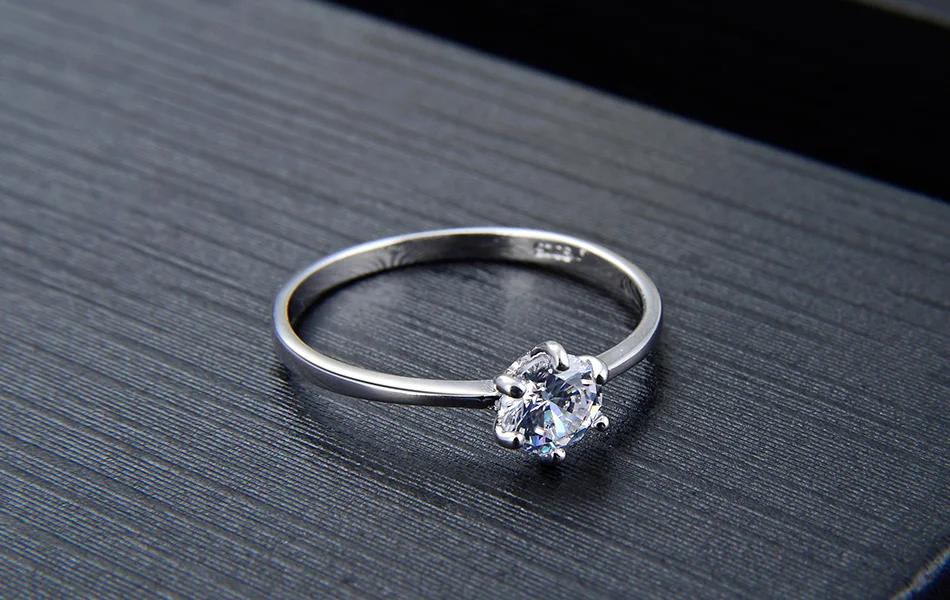 ORSA JEWELS, настоящее 925 пробы, серебряные женские кольца, кубический циркон, Женское Обручальное кольцо, модное ювелирное изделие для любого, вечерние, SR116