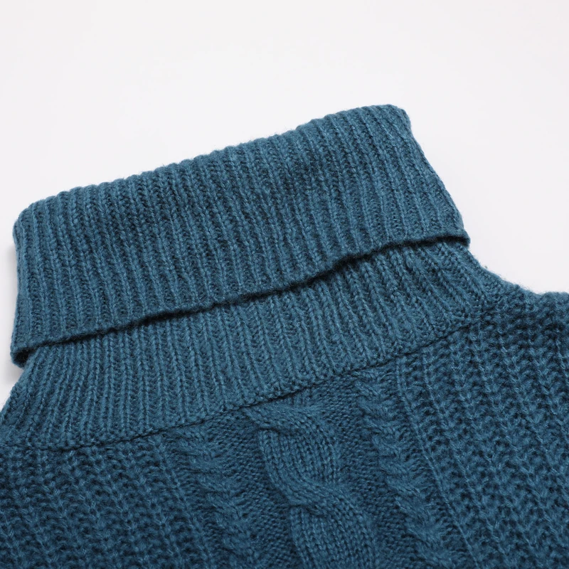 Женский мягкий теплый зимний Повседневный длинный джемпер элегантный вязаный