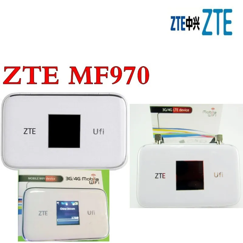 Разблокированный ZTE UFi MF970 LTE pocket 300mbps 4g dongle Мобильная точка доступа Cat6 Мобильный Wi