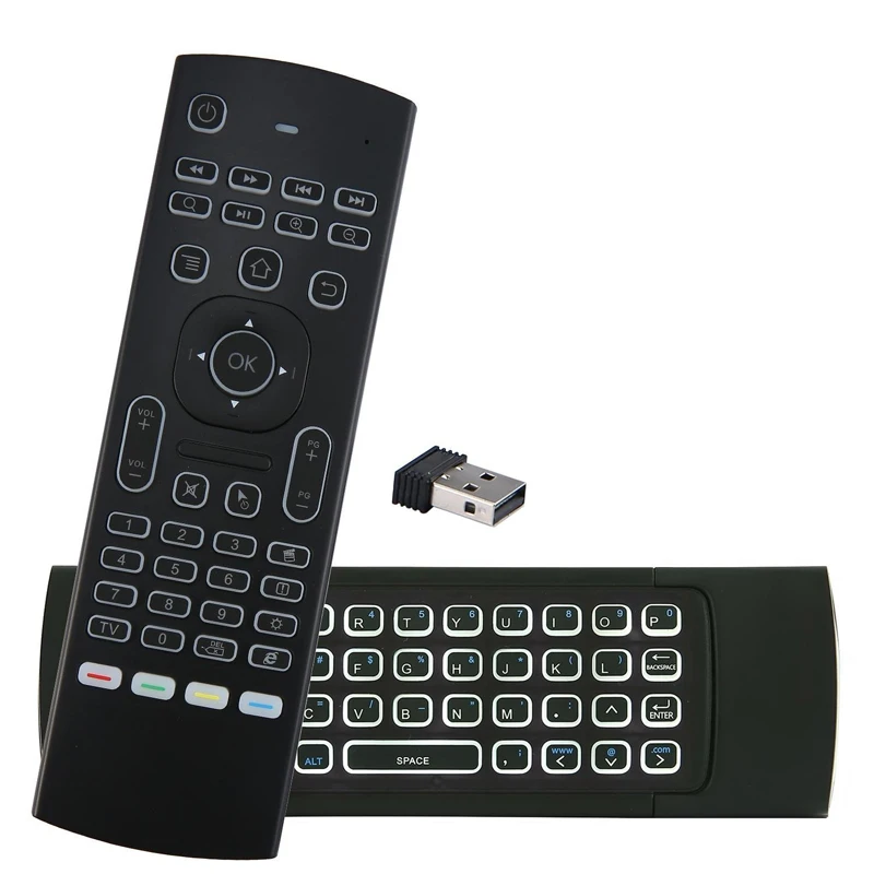 2020 Горячая продажа MX3 Air Mouse подсветка 2 4G Беспроводная клавиатура IR control с