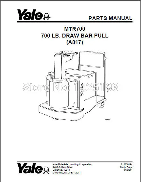 

New Yale Spare Parts PDF 2017 for USA version