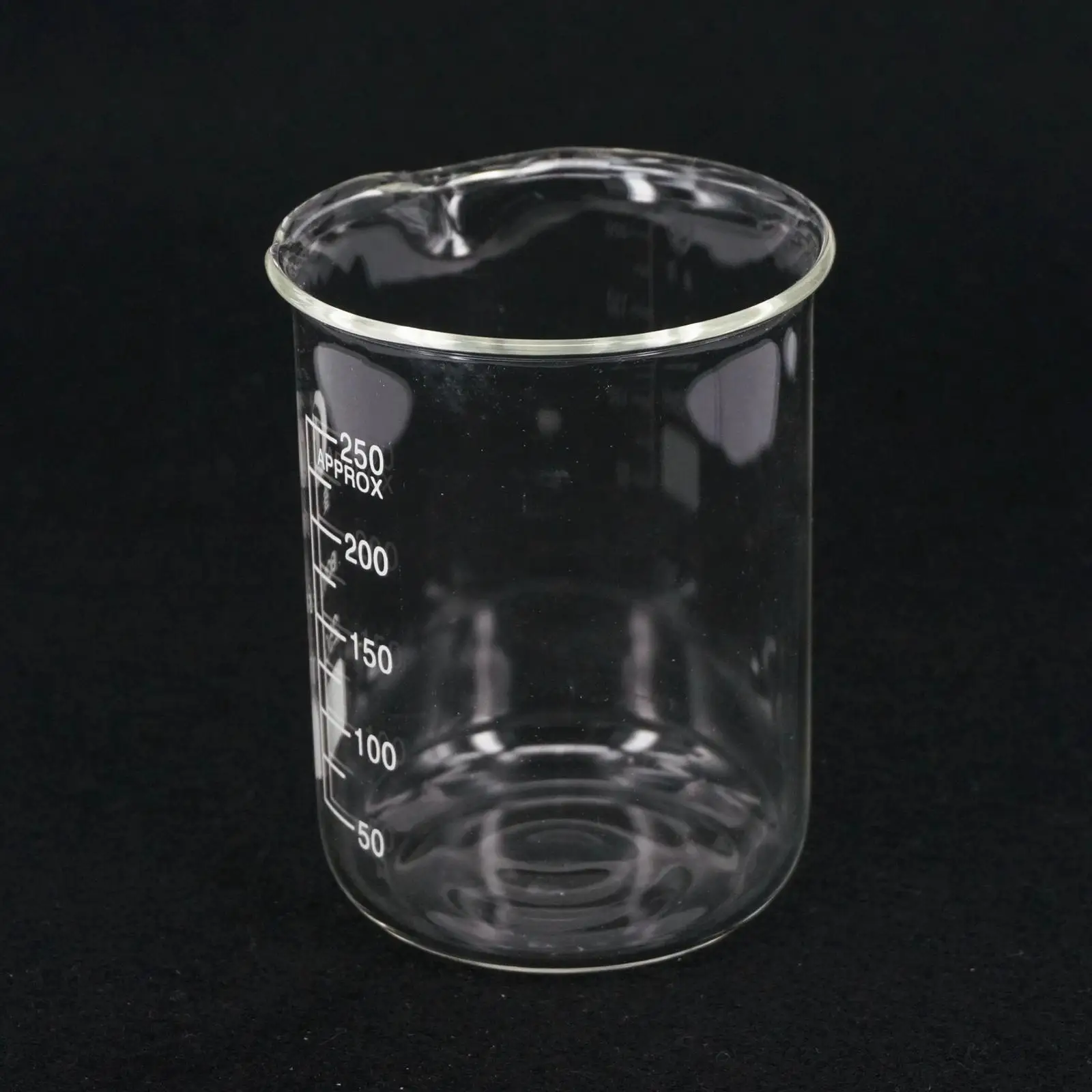 

Capacity 250ml Low Form Beaker Chemistry Laboratory Borosilicate Glass Transparent Beaker flask Thickened with spout