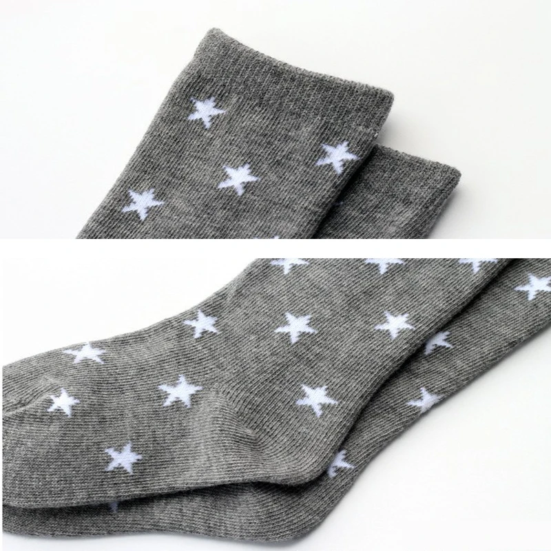 Хлопковые носки для малышей на весну и осень новорожденных девочек детские до