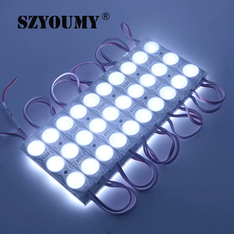 

SZYOUMY New Arrival High Quality Led Module DC12V SMD 5730 Injection LED Module With Lens Two years warranty Led Module