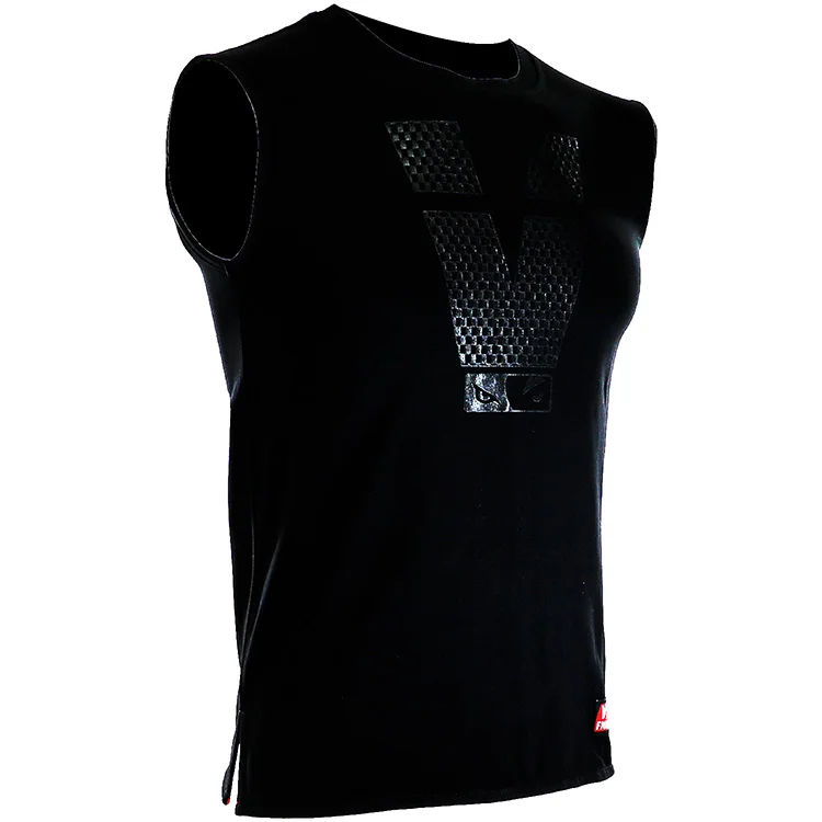 Спортивный жилет VSZAP без рукавов поглощающая пот стрейчевая тренировочная