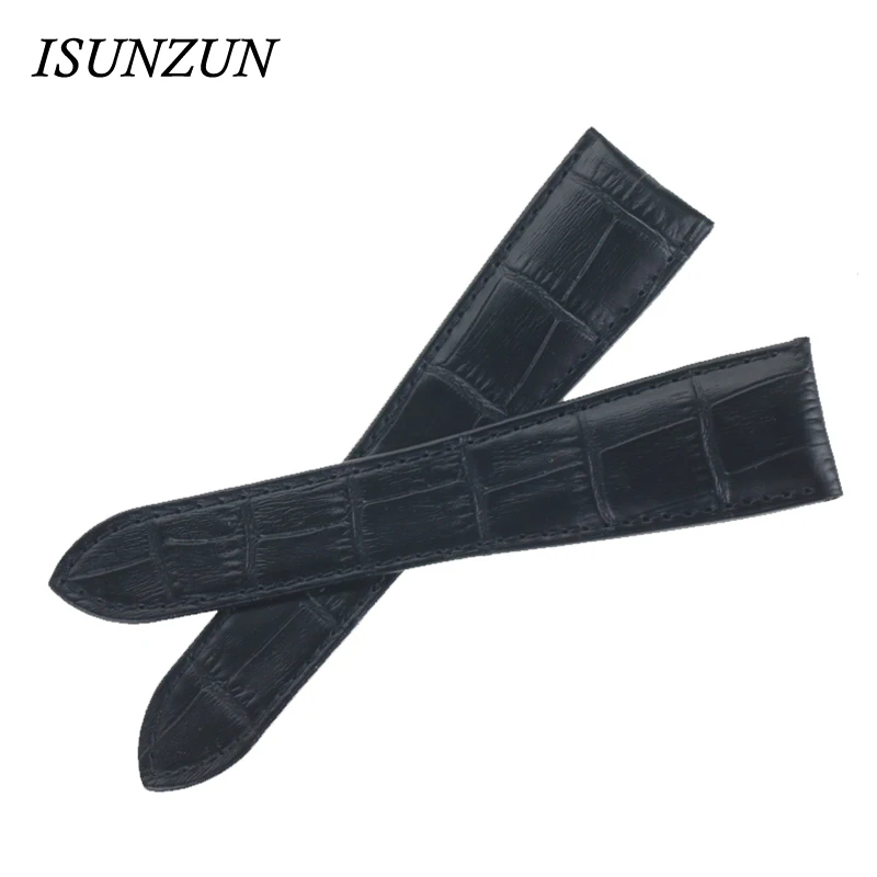 Часы isunzun Band для Cartier W7100037/W7100041 ремешок из натуральной кожи мужчин и женщин