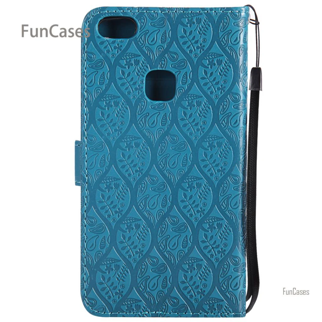 Vine Emboss чехол на магнитном замке Carcasa huawei P10 Lite PU кожаная сумка Positivo геометрический