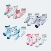 5pairslot cartoon baby socks summer children sock breathable cotton kid socks for boys girls thin socks
