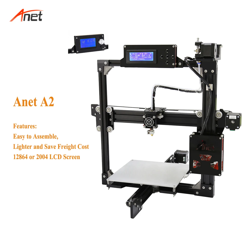 Anet A8 A6 A3S A2 E2 самые популярные Impresora 3d в наличии Нью Йорк/Чешский DIY принтер Лучшая