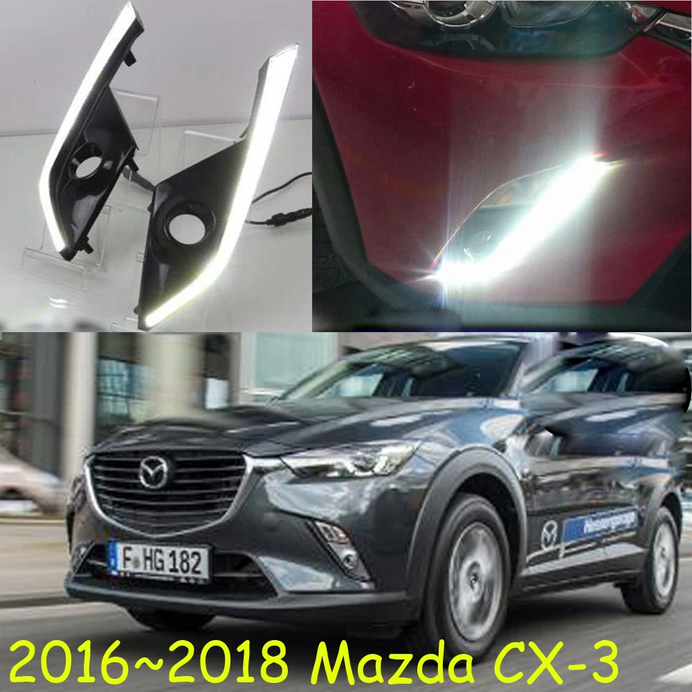 Светодиодный 2016 ~ 2018 mazd CX-3 Дневной светильник туман головной Дань RX-7 RX-8 Protege MX-3 Miata