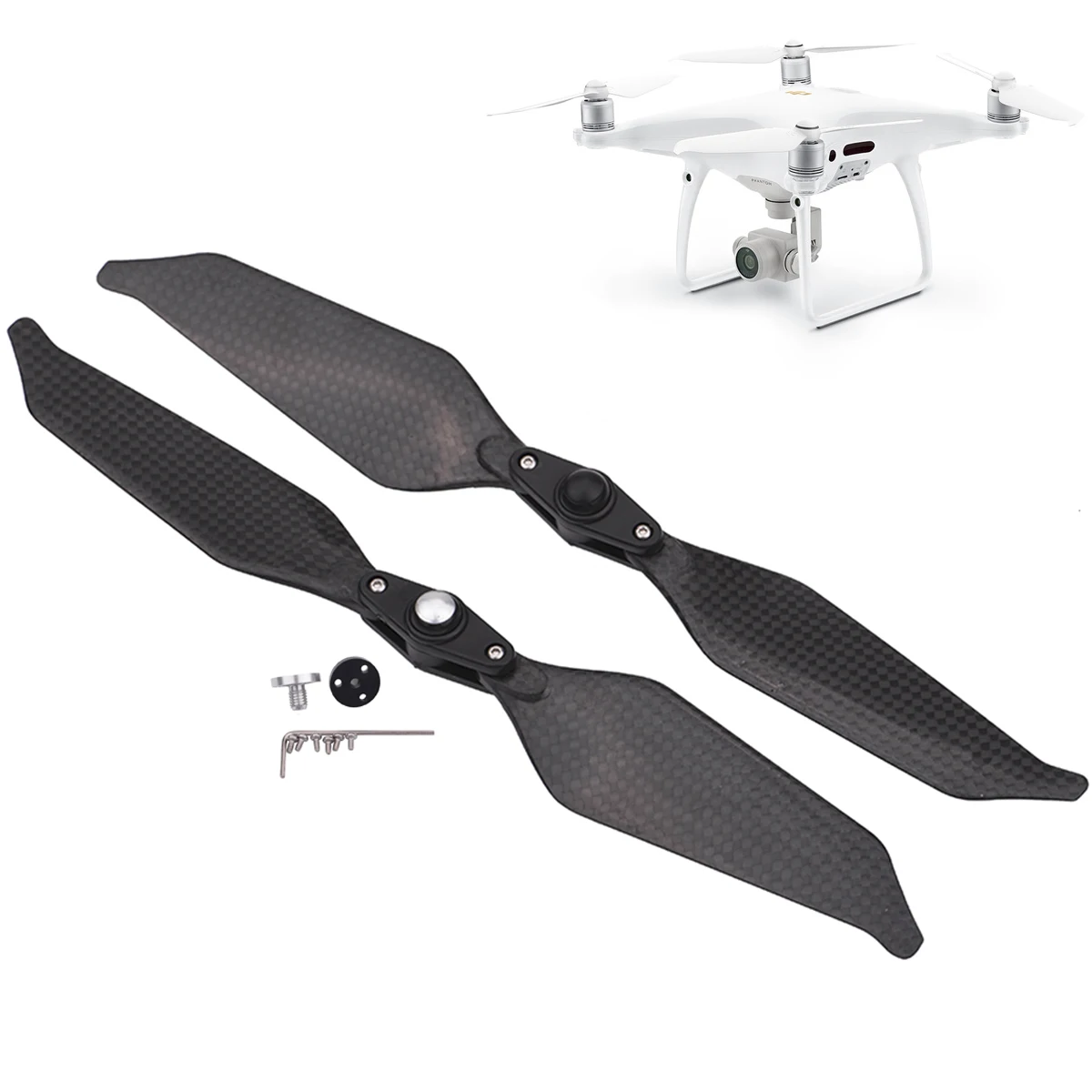 Складной пропеллер из углеродного волокна для дрона Phantom 4 9455s с низким уровнем