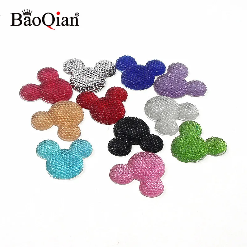 10 шт./лот смешанные украшения для скрапбукинга из полимера с Микки Маусом