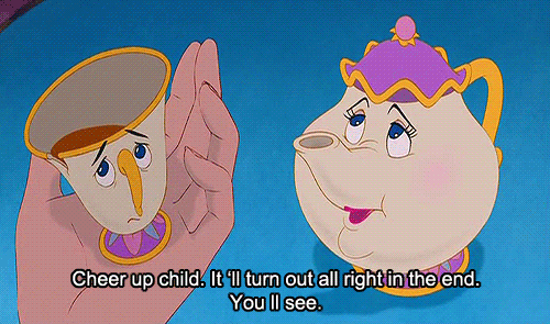 Красота и чудовище, чайный горшок, Набор чашек Mrs Potts Chip, чайный горшок, Набор чашек, сахарница, горшок, подарок, 18K позолоченная окрашенная керамическая Быстрая