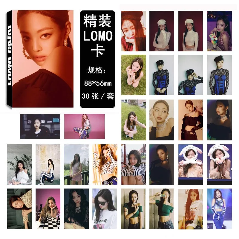 30 шт./компл. KPOP BLACKPINK альбом самодельная бумага ЛОМО карта фото карта Плакат HD Фотокарта коллекция фанатов