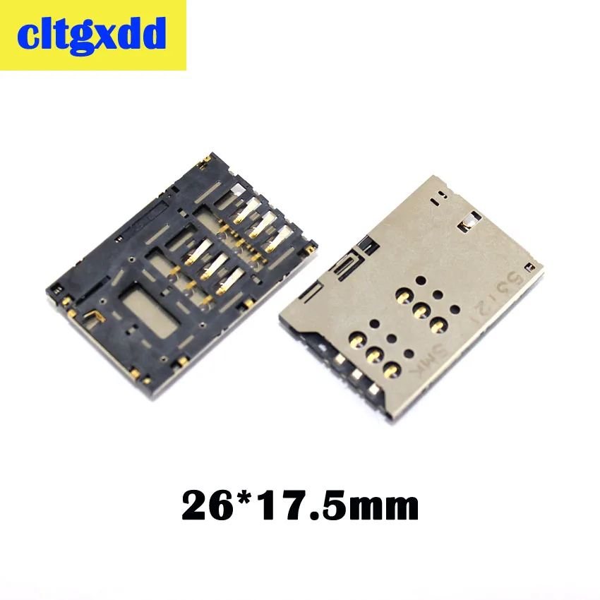 cltgxdd 1pcs New Sim Card tray For Sony Xperia U St25i St25 slot st25 st25i x5 x5i card reader connector part | Мобильные телефоны