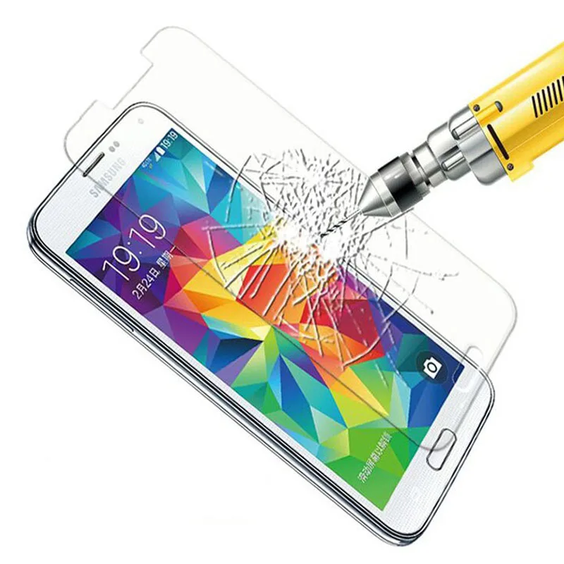 For Samsung Galaxy S5 Tempered Glass Thin HD Clear Screen Protector Film protective glass on the for samsung s5 SRLEEKING | Мобильные