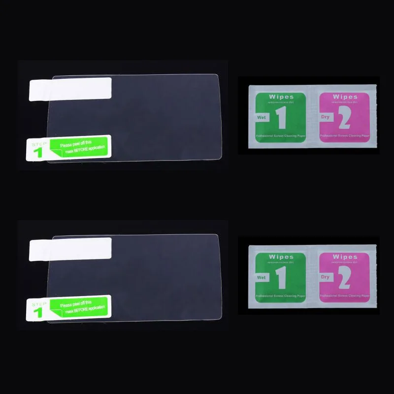 

2pcs LCD Diaplay Screen Protector PET Clear Film Guard For Xiaomi YI 4K Xiaoyi 2 II Plus 4K+ Lite Discovery Action Sport Camera
