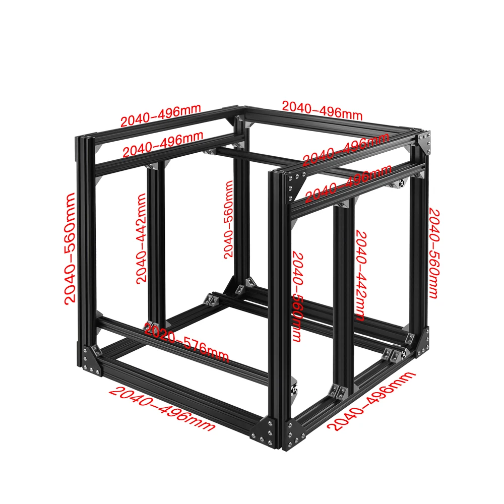 Два дерева BLV MGN куб рамка комплект и аппаратный комплект для DIY CR10 3d принтер Z Axis MGN рельсы база 442 мм DIY части 3d принтера