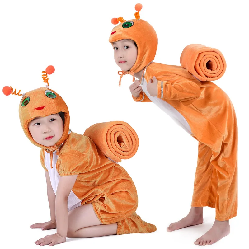 New Design Boy Girl Cute Cartoon Animal Snails Costume Cosplay Clothing For Kids Children's Costumes Carnival |