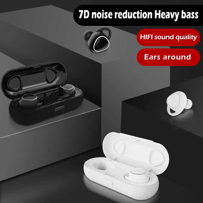 Беспроводные наушники вкладыши Xi7 TWS мини Bluetooth магнитные с микрофоном Спортивная