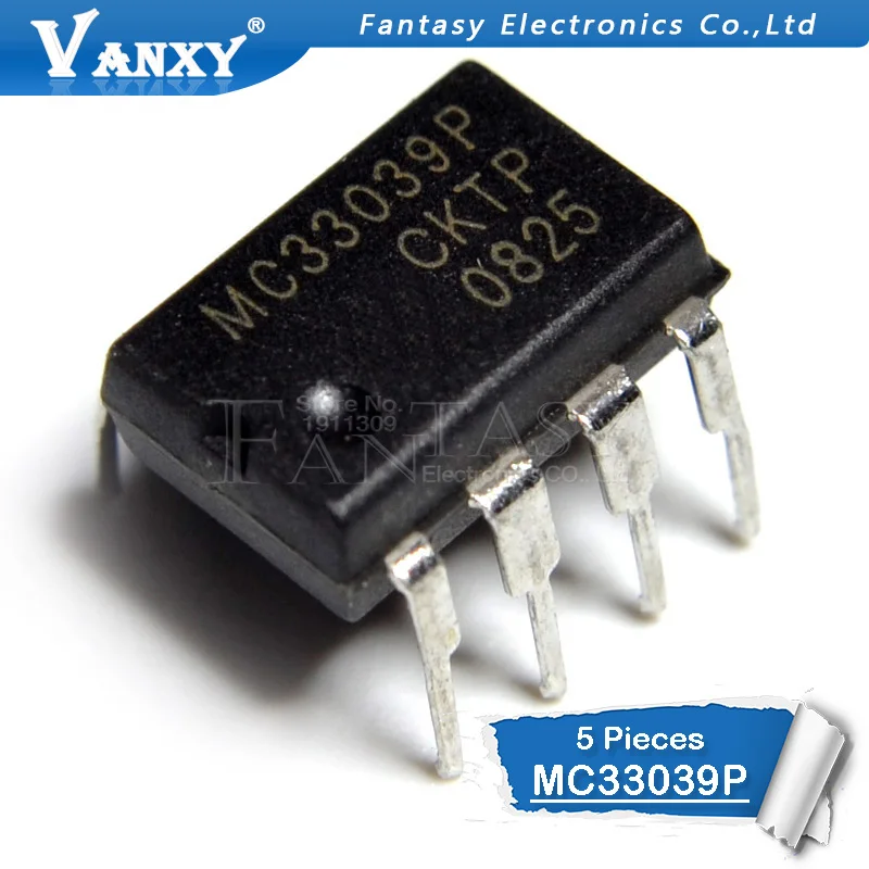 5 шт. MC33039P DIP8 MC33039 DIP 33039 DIP-8 MC33039PG | Электронные компоненты и принадлежности